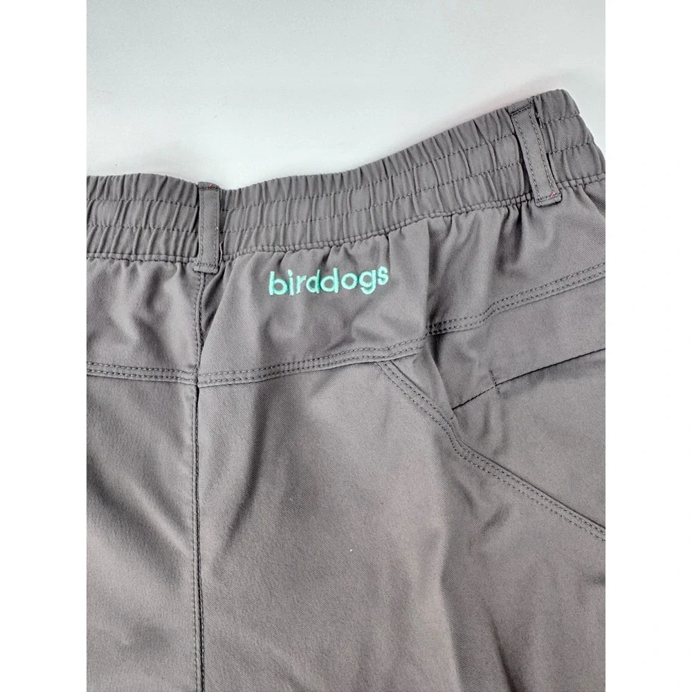 Birddogs Lined Athletic Shorts Mens Size L Gray Built-in Liner Gym Workout - Picture 5 of 8